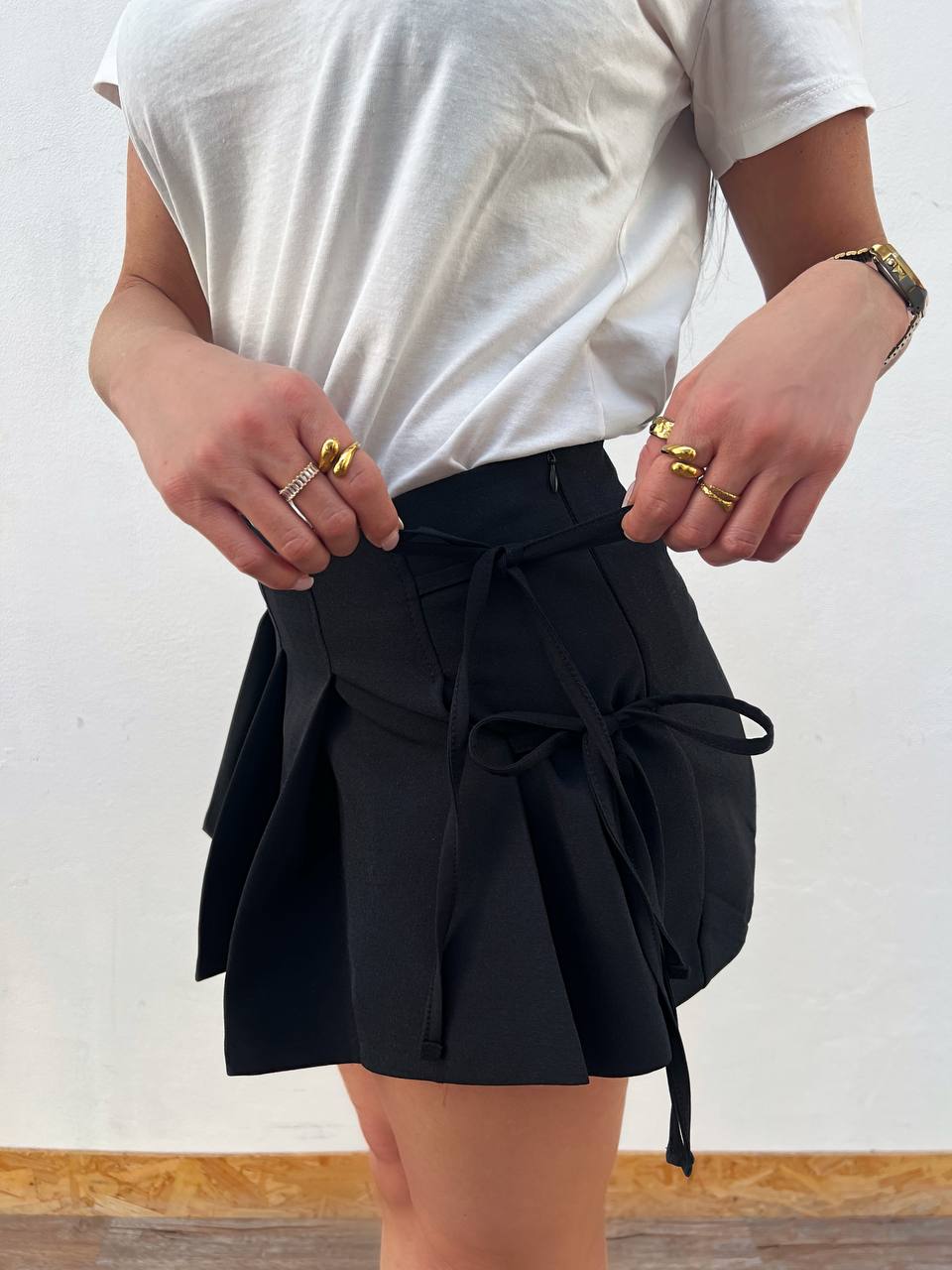 Gonna pantaloncino nera