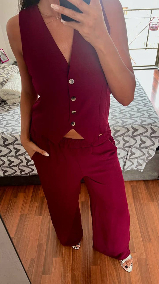 Set coordinato Cherry con pantalone