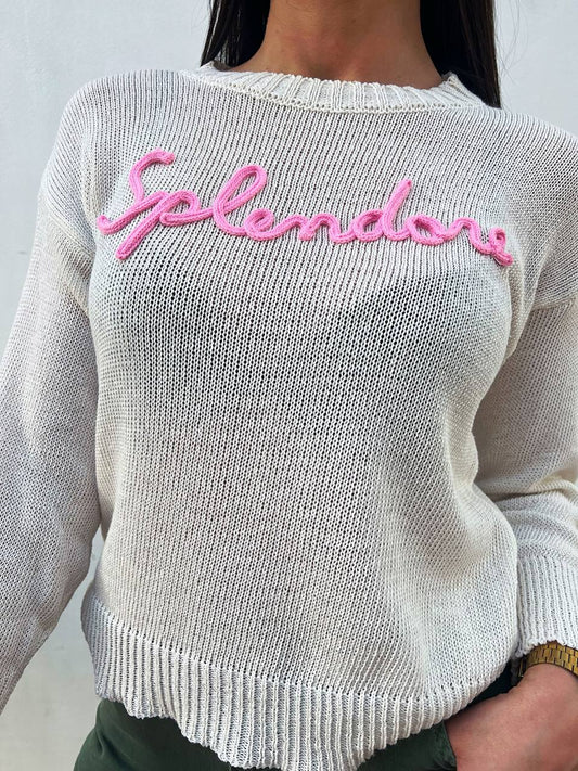 Maglioncino Splendore Panna
